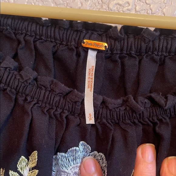 Free People Black Floral Embroidered Dress - Picture 5 of 8